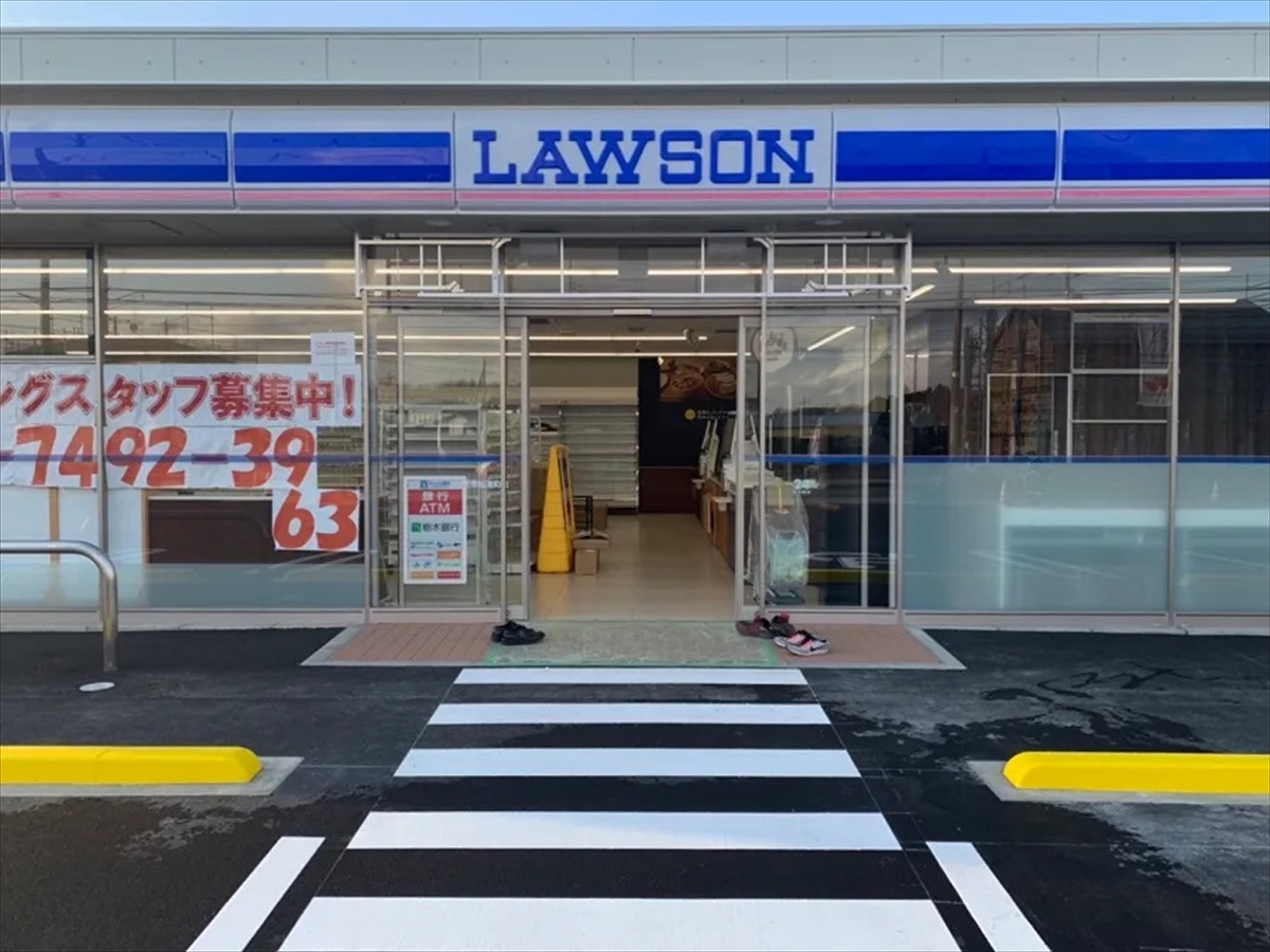 ローソン那須塩原松浦町店新築工事施工写真