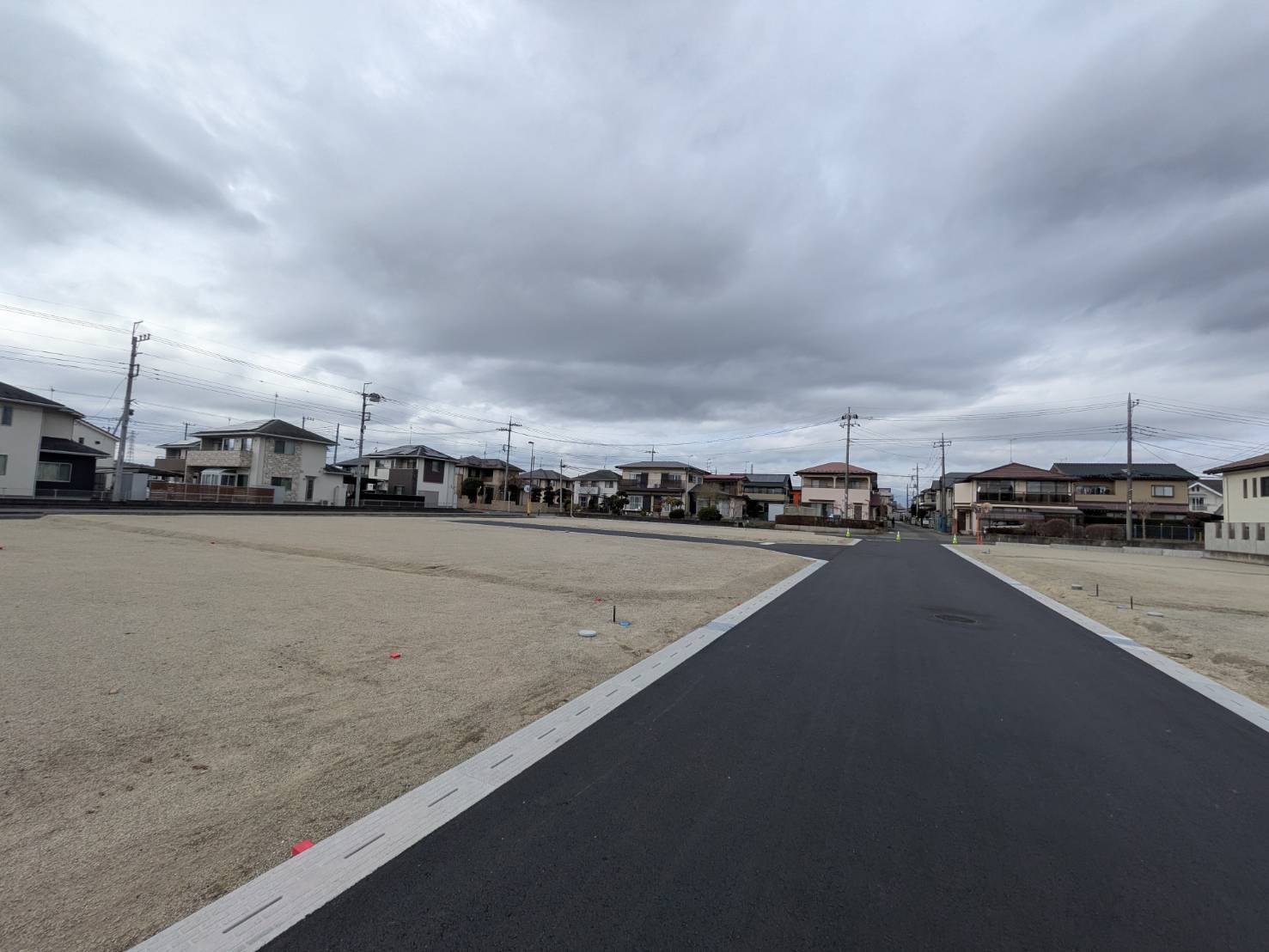 大田原市美原2丁目新規宅地造成施工写真