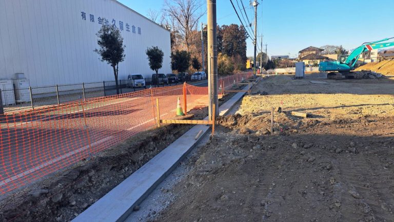 有限会社久留生倉庫様 造成工事④イメージ