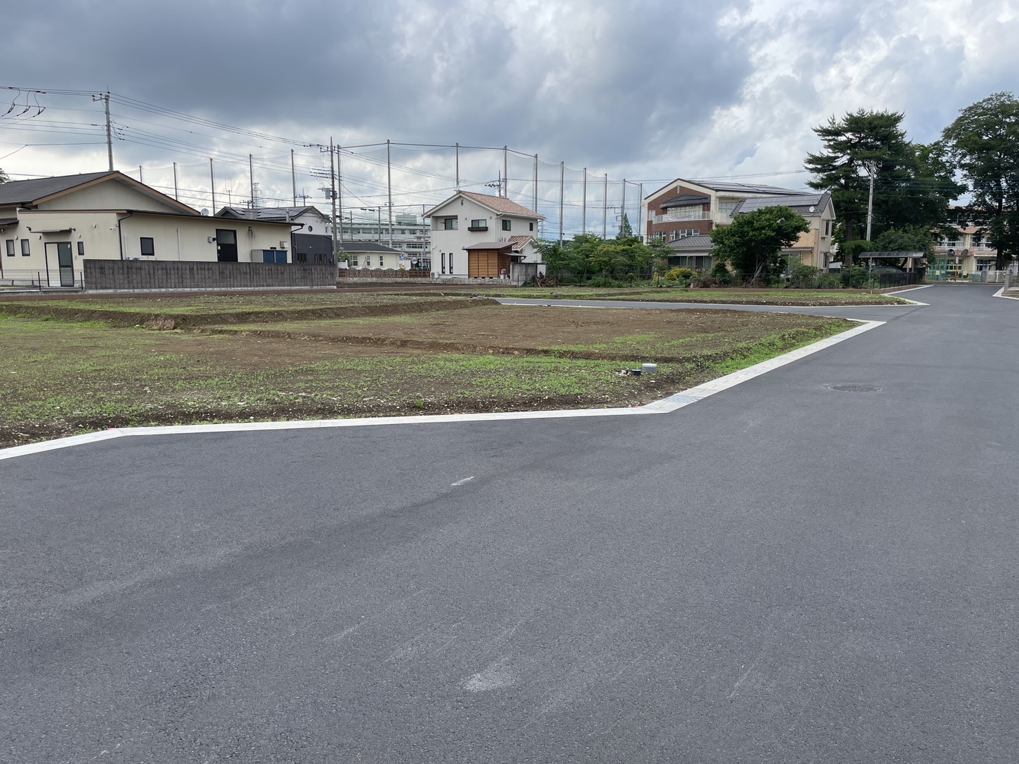 那須塩原市下永田８丁目 新規宅地造成工事施工写真